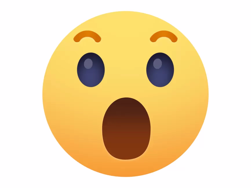Facebook 100 şok emojisi
